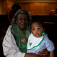 Mamie Murray Butts holding Lawrence Ware Jr. (courtesy of Lawrence Ware Sr.)